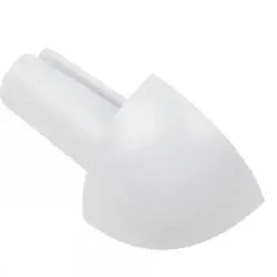 Hörndel kvartsrund plast vit 12,5mm - Kvartsrunda 1
