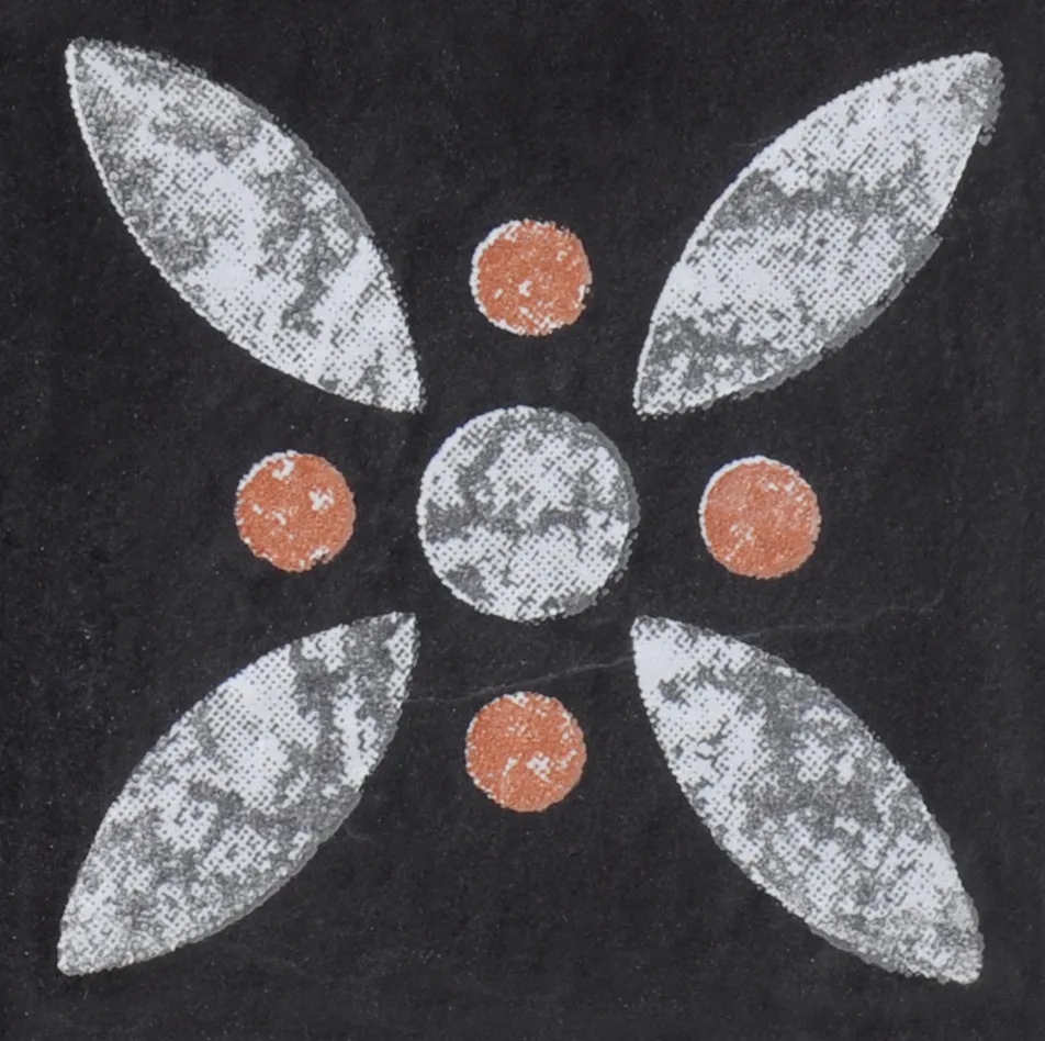 Produktbild av Le Crete Terra Svart Blomma Tozzetto