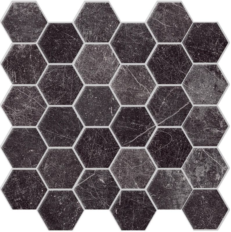 Produktbild av Panarea Black hexagon Mosaik