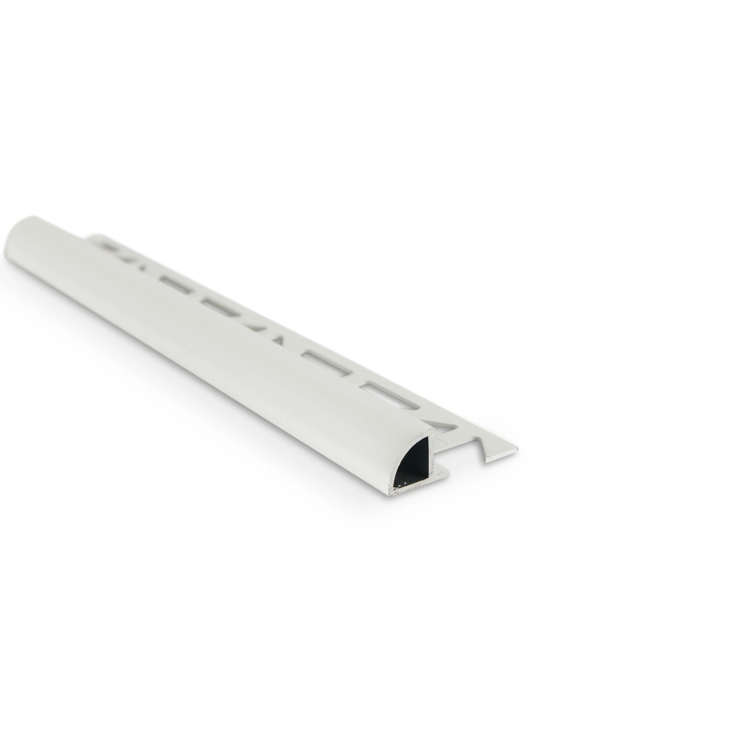 Produktbild av Kakellist kvartsrund alu. Vit 10 mm 2,5m