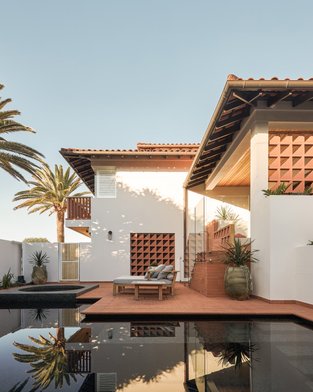 Cotto Arrotato Da Crudo. Mermaid Beach House, Maher Design. Foto: Andy Macpherson