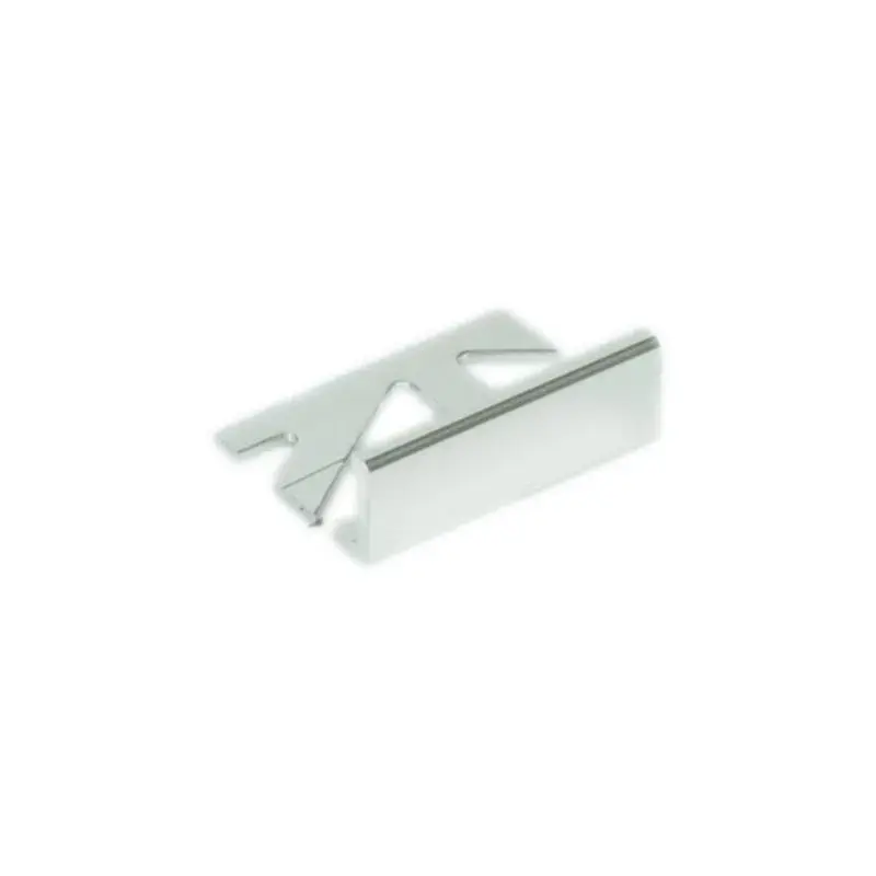Kakellist rak alu. Silvereloxerad blank 6 mm 2,5m - Raka 1