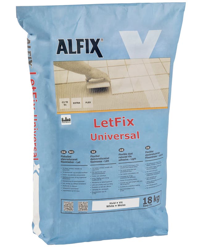 Produktbild av Lättfix Universal vit 18 kg