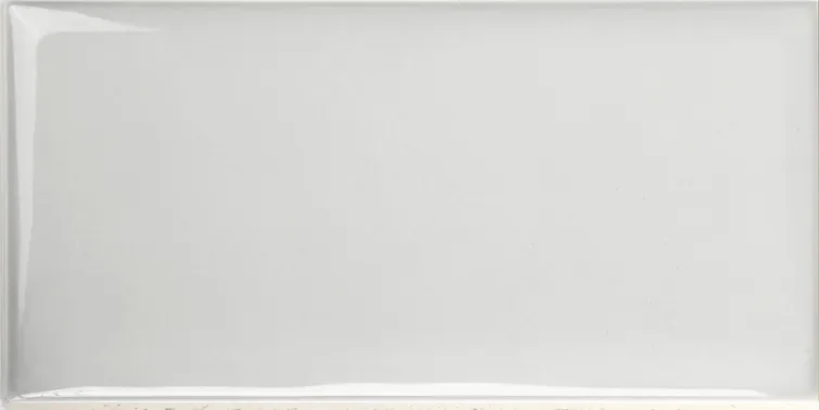 Cotton Perla Ljusgrå Vågig  Glossy Blank - Outlet