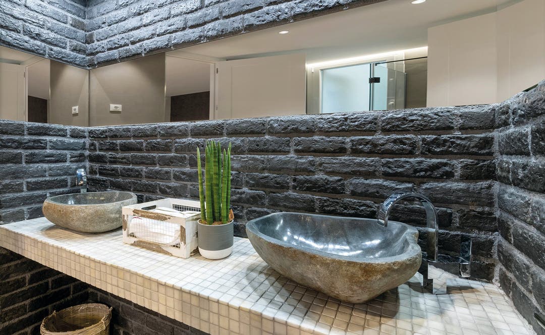 London Black Svart - Väggtegel London 2