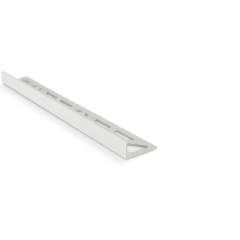 Kakellist rak plast Vit 6 mm 2,5 m