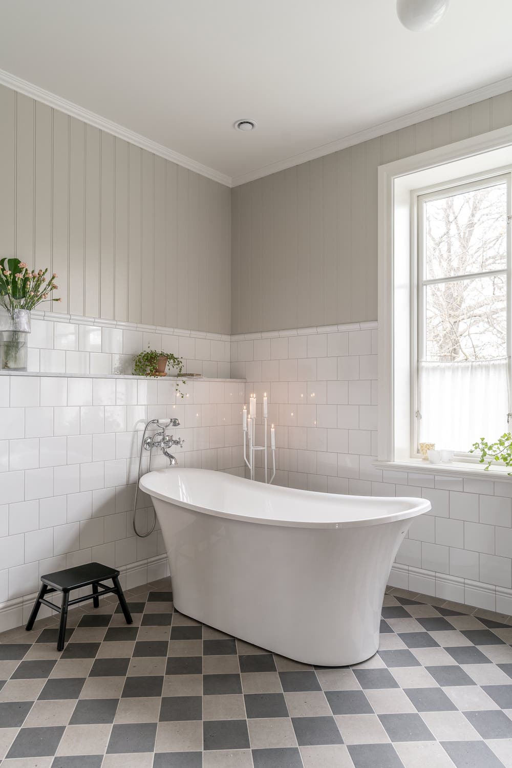 Golv: Stones Sabbia och Antracite Vägg: Evolution