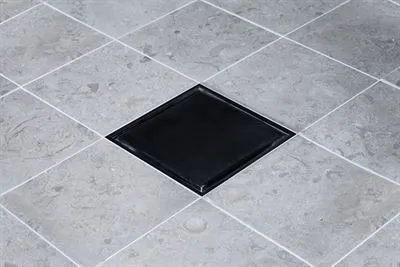Produktbild av Golvbrunnssil Tile In Black 14,7x14,7