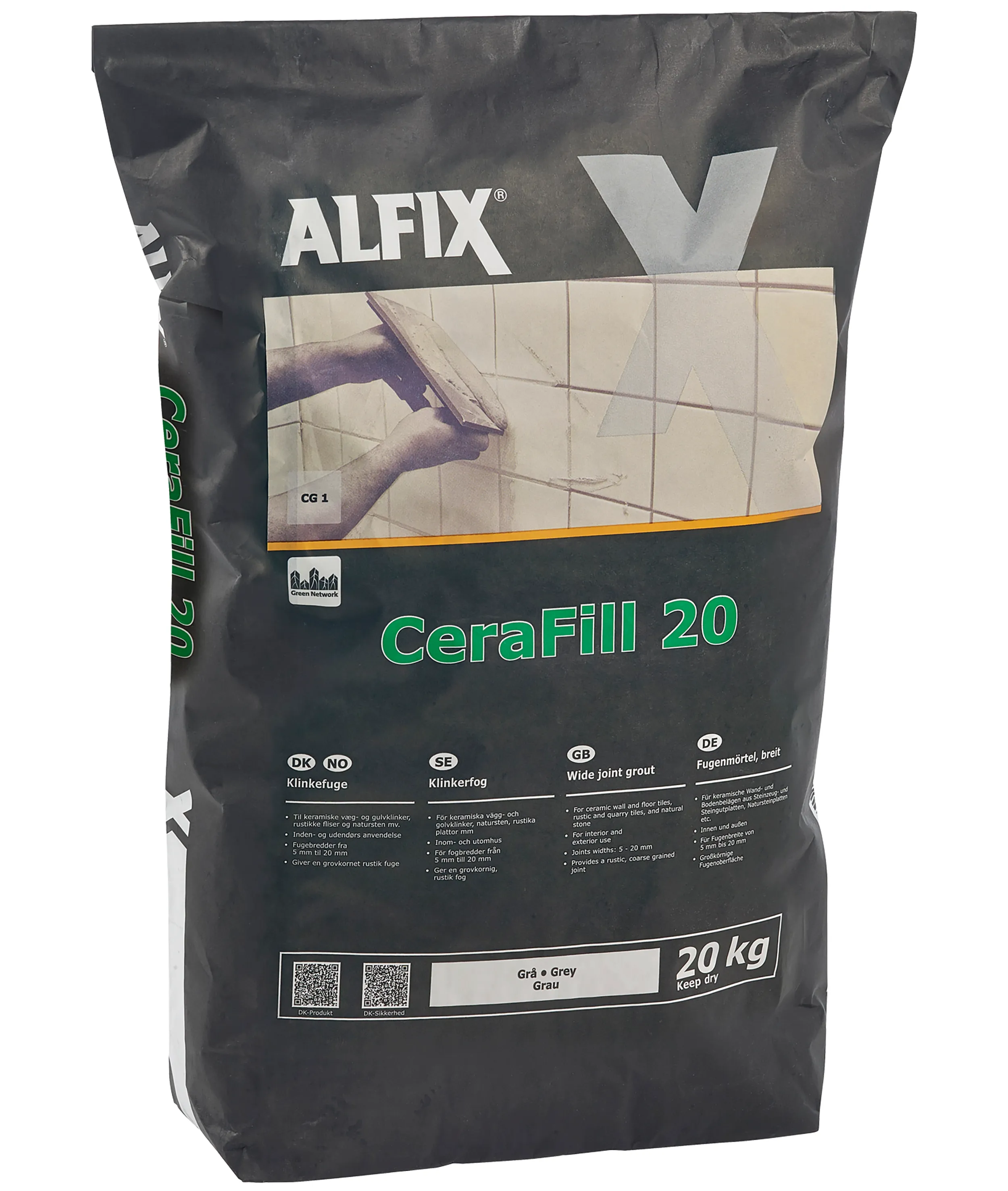 Produktbild av Klinkerfog-A 20 kg ljusgrå