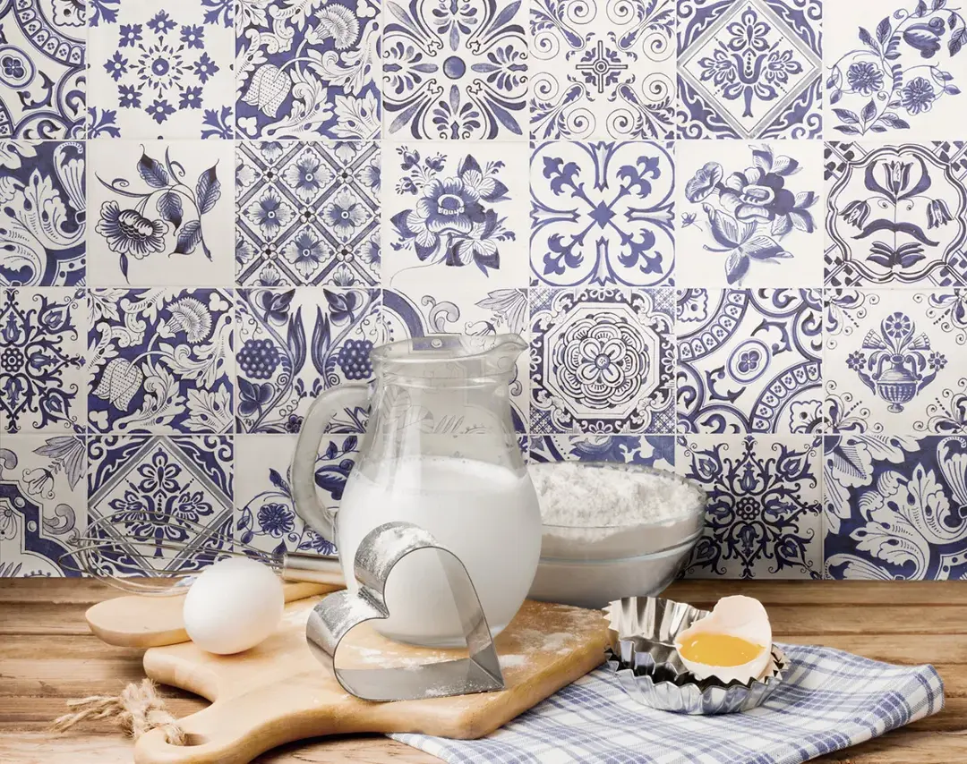 Oporto Blå Dekormix - Kakel 2