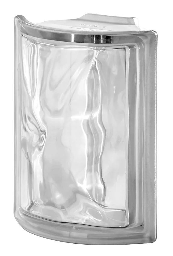 Produktbild av Glasblock P hörn rundat 