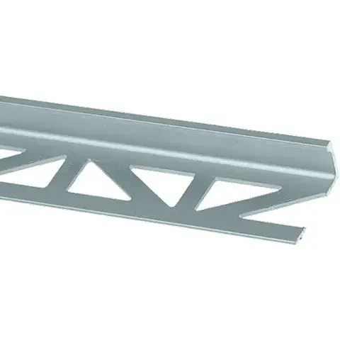 Kakellist rak alu. Silvereloxerad matt 10 mm 2,5m - Raka 2