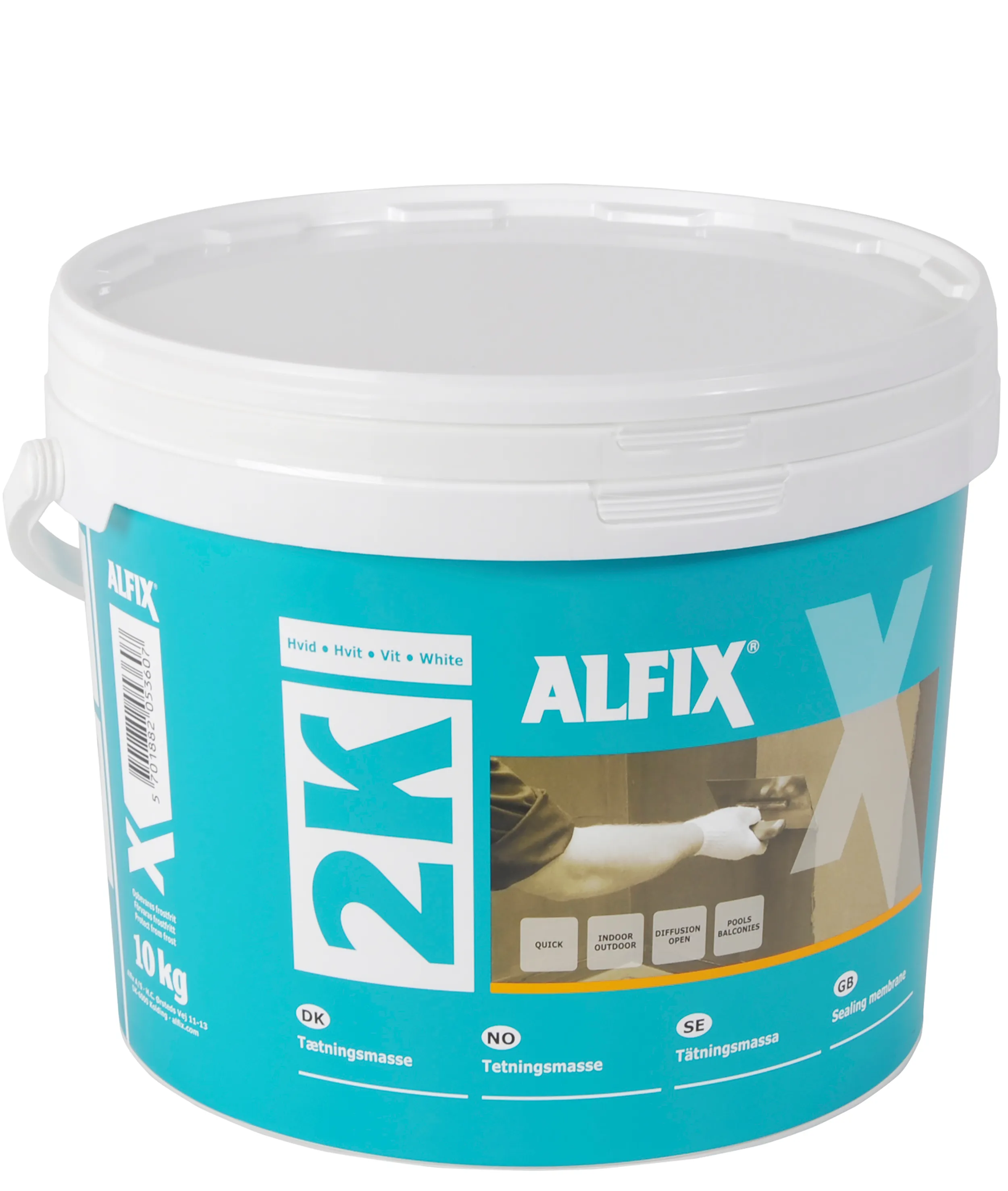 Produktbild av Tätningsmassa-A 2K 10 kg Vit