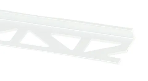 Produktbild av Kakellist rak alu. Vit 6 mm 2,5m