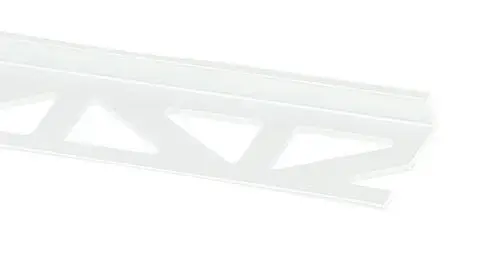 Produktbild av Kakellist rak alu. Vit 6 mm 2,5m