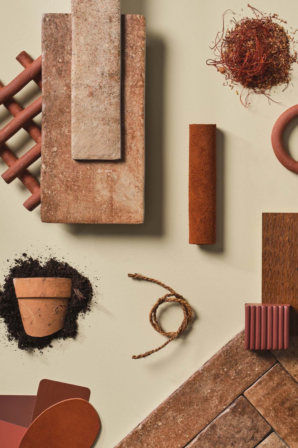 Recovery Stone Old Red moodboard