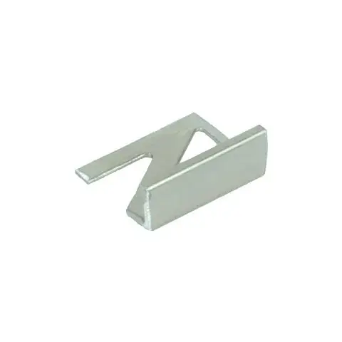 Kakellist rak alu. Mattborstad 6mm 2,5m - Raka 2