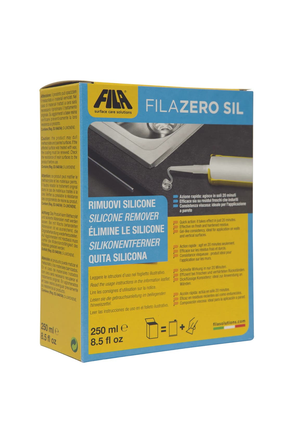Fila Zero Sil silkonborttagning - Rengöring 1