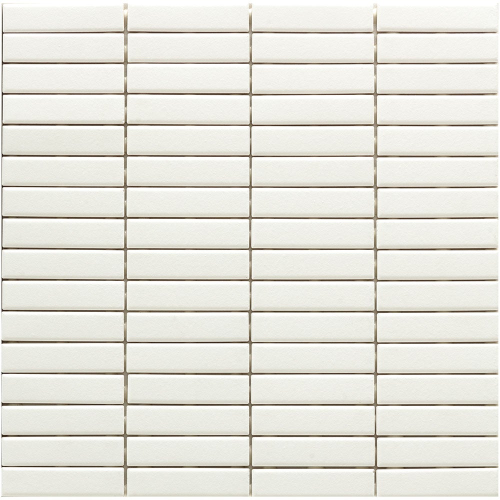 Mini Stick Chalk White matt - Mosaik