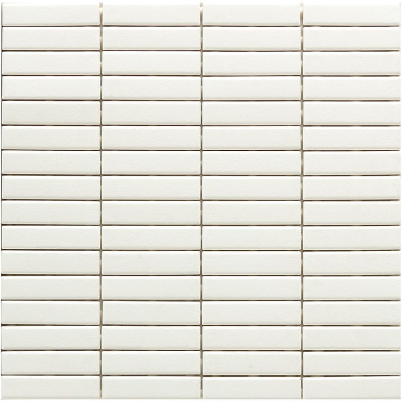 Mini Stick Chalk White matt - Mosaik